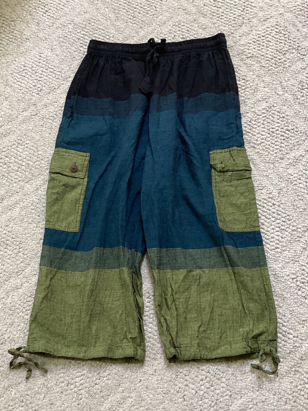 Ark Imports 3/4 “Dahli” pants “the elevated hippie” Whimsigoth Earthcore Unisex